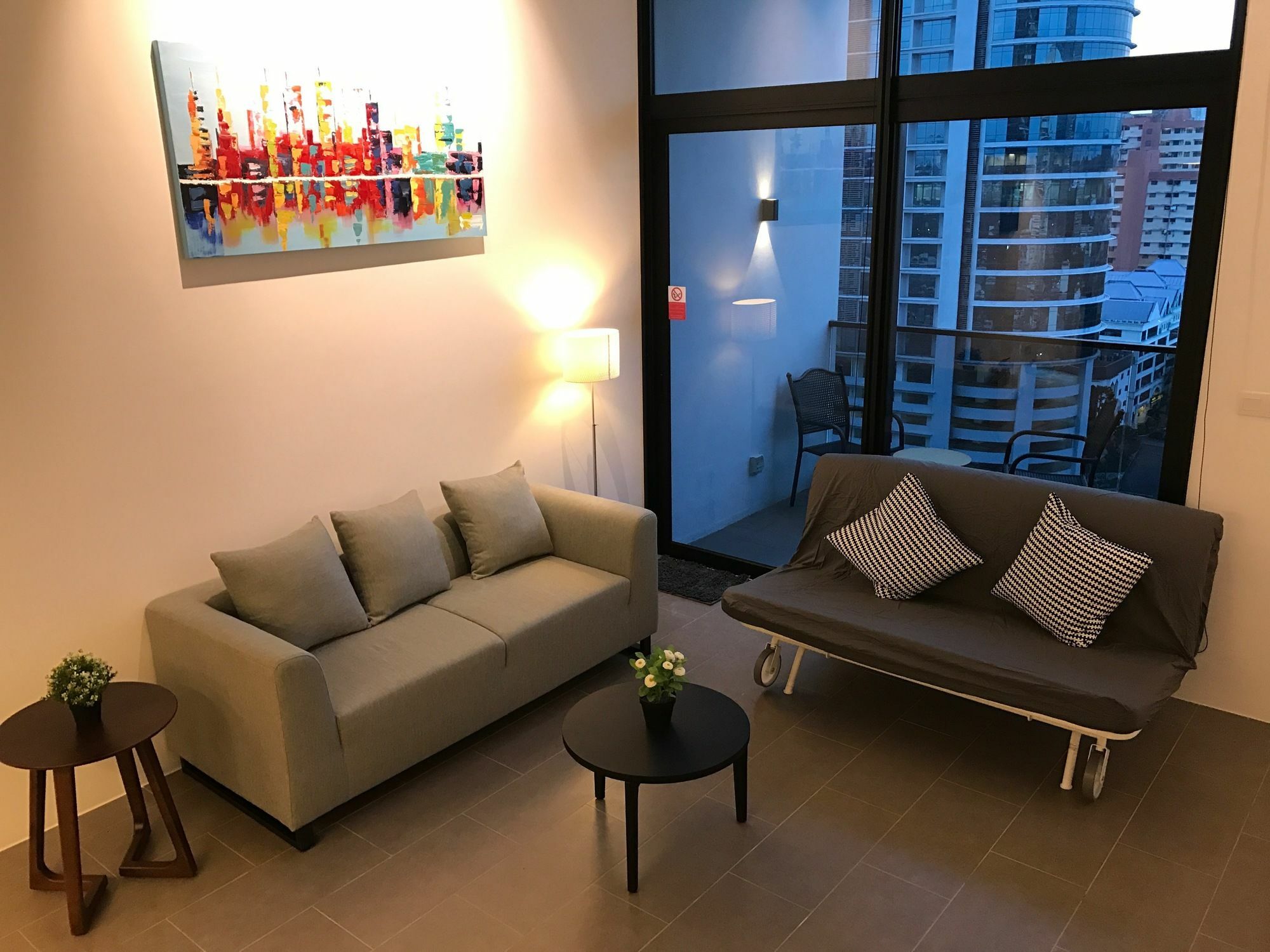 Alila Bangsar Kuala Lumpur Hotel Екстериор снимка A living room with a sofa bed